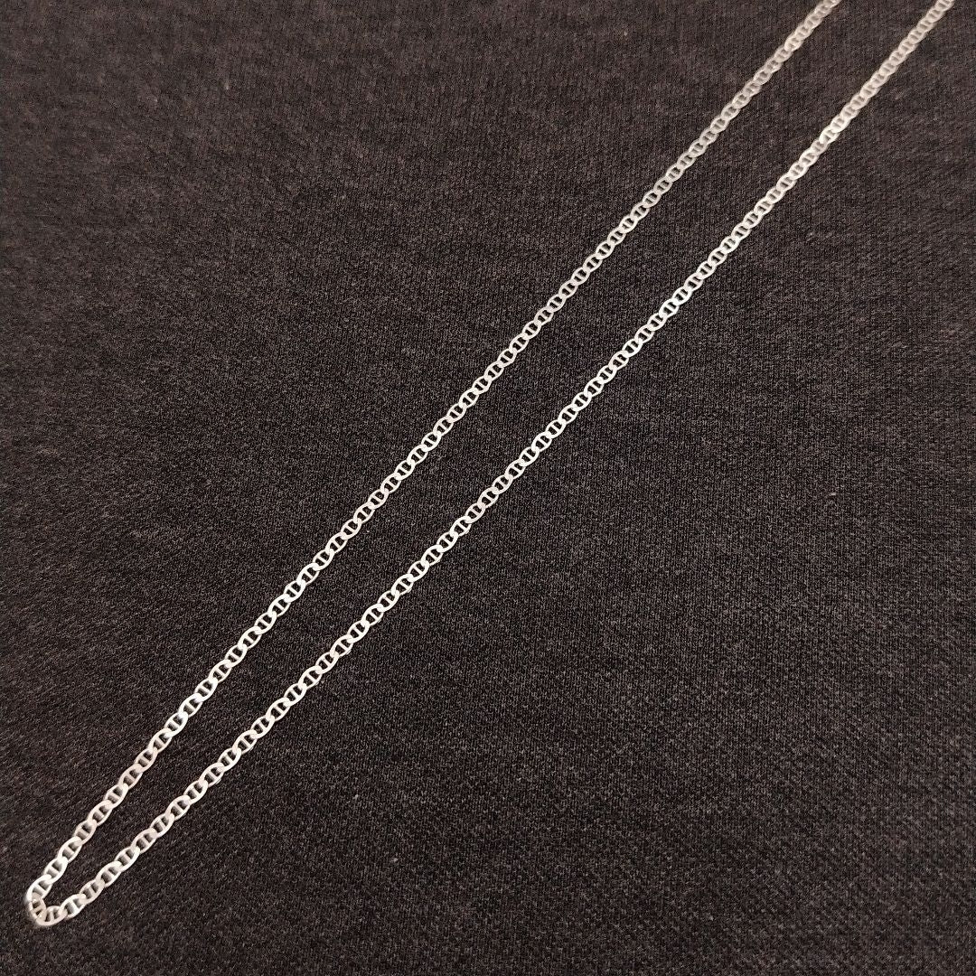CADENA TEJIDO GUCHI PLATA .925 55 CM 3.6 GR (NUEVO)