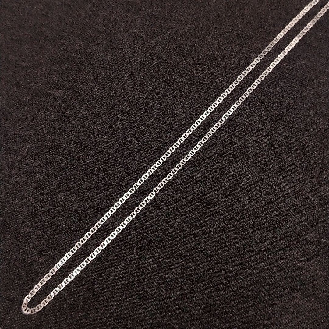 CADENA TEJIDO GUCHI PLATA .925 55 CM 3.4 GR (NUEVO)