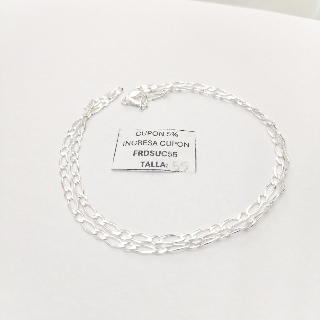 CADENA 1X1 PLATA .925 55 CM 6.72 GR (NUEVO)