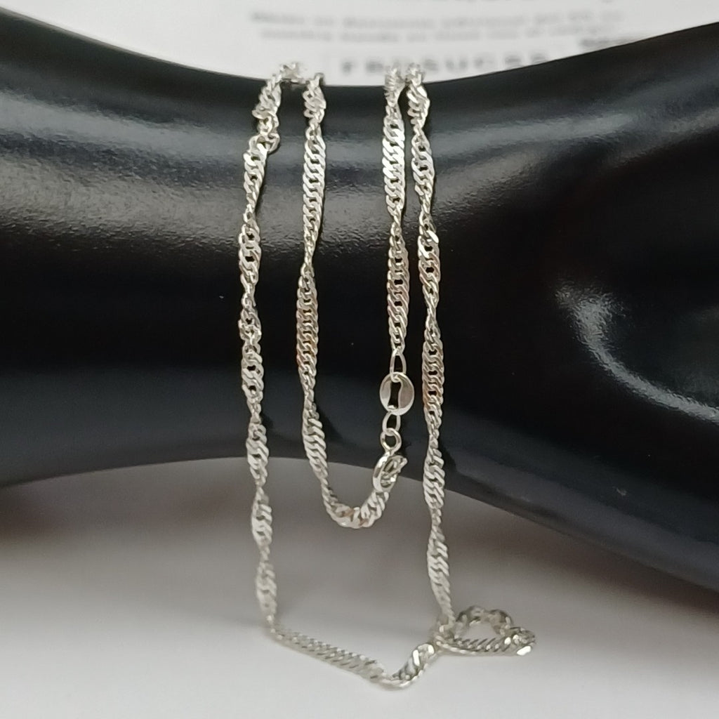 CADENA MEDIO TZL PLATA .925 55 CM 4.12 GR (NUEVO)