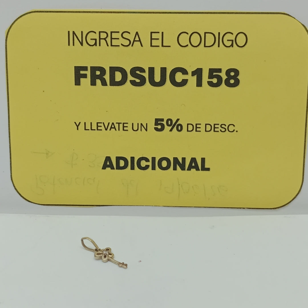DIJE ORO 10 K 0.4 GRMS (SEMINUEVO)