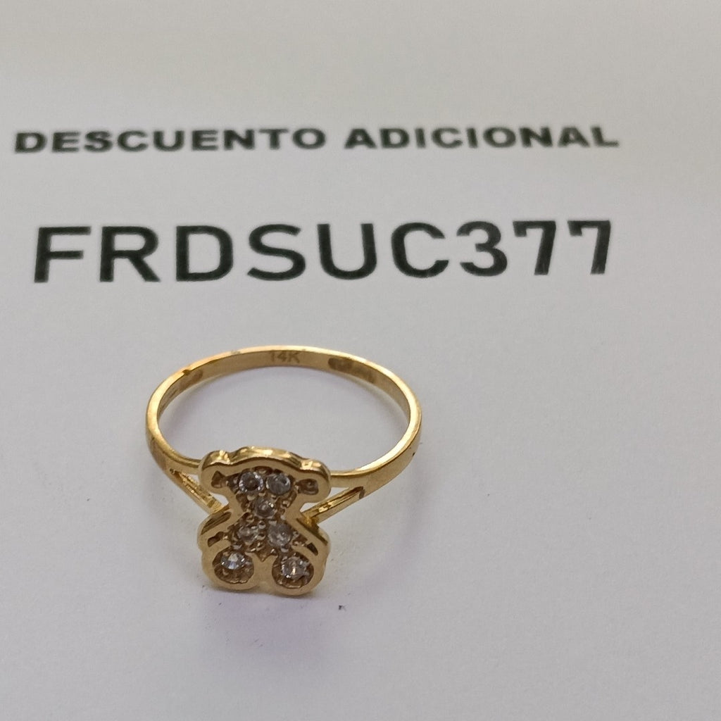 ANILLITO ORO 14 K 1.6 GRMS (SEMINUEVO)