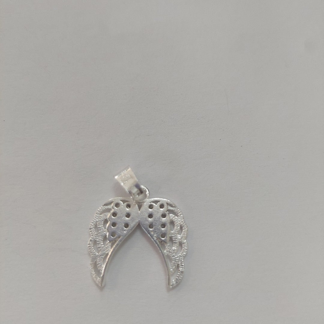DIJE ALAS C/CIRCONIAS PLATA .925 2.3 GR (NUEVO)