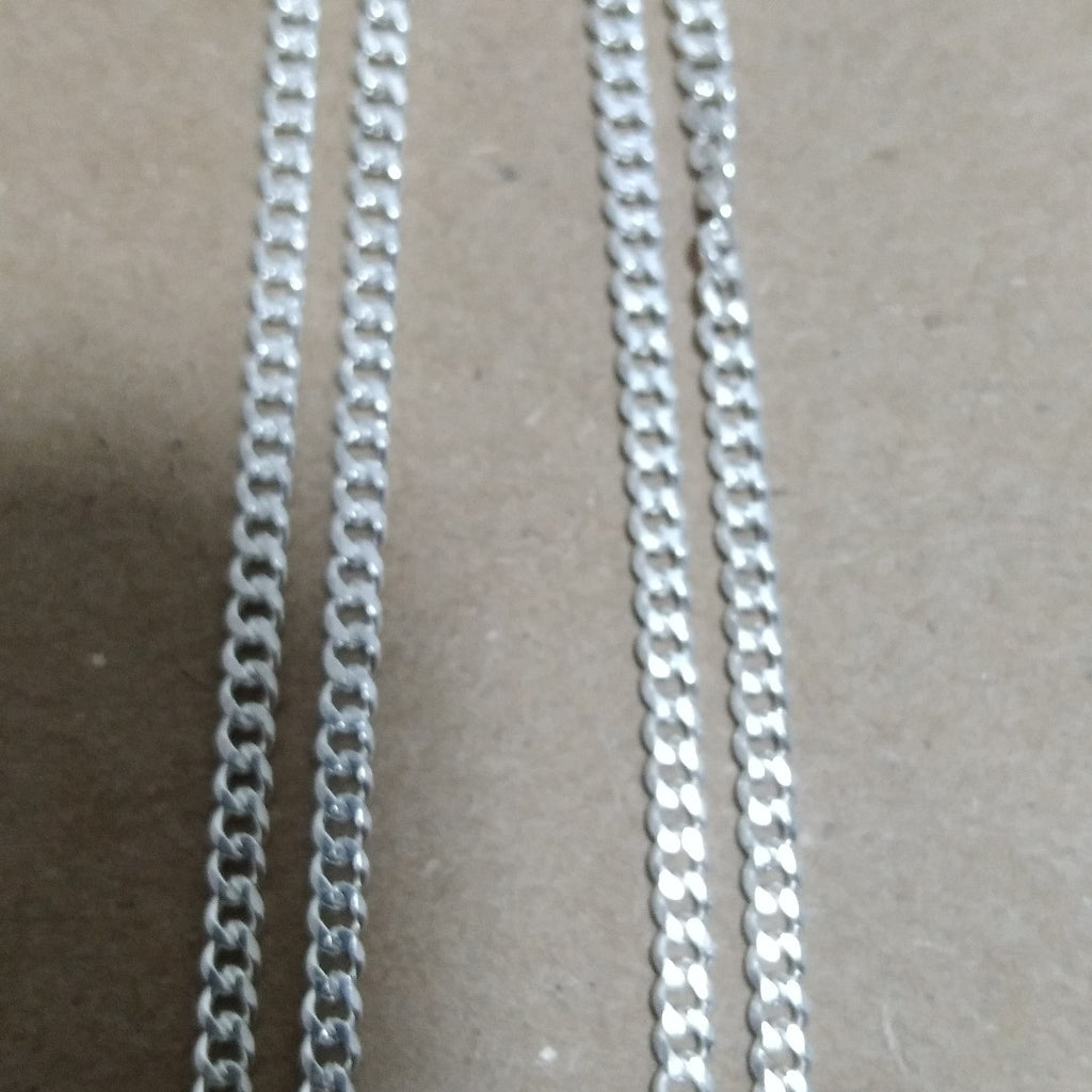 CADENA BARBADA PLATA .925 60 CM 6.63 GR (NUEVO)