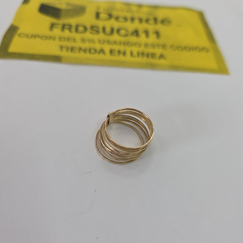 SEMANARIO DE ARGOLLAS ORO 14 K 3.2 GRMS (SEMINUEVO)