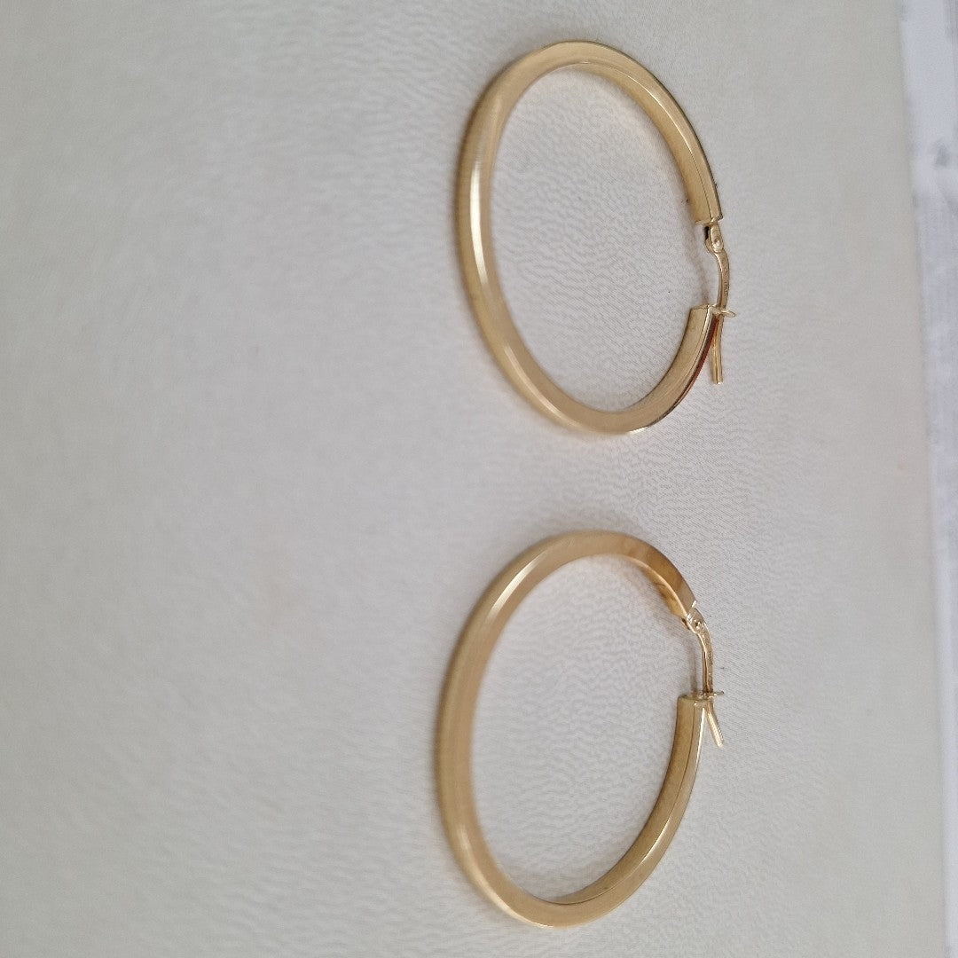 ARRACADAS PAR ORO 14 K 2.7 GRMS (SEMINUEVO)