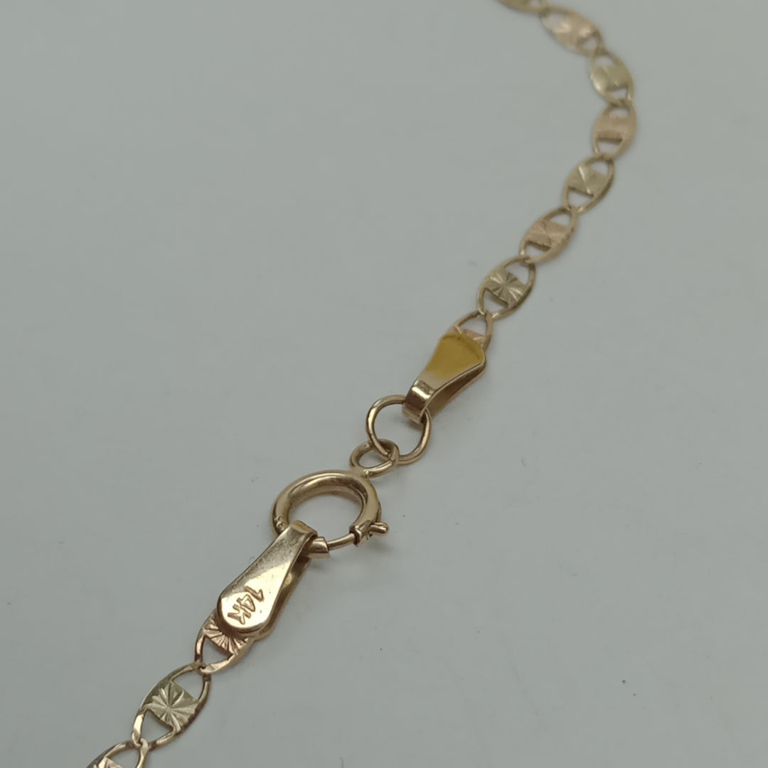 CADENA ORO 14 K 2.6 GRMS (SEMINUEVO)