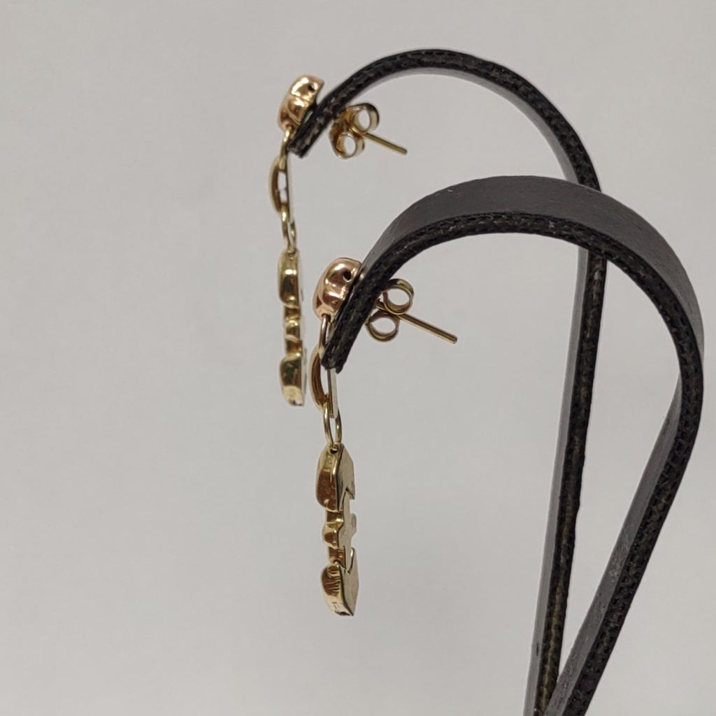 ARETES PAR ORO 14 K 2.9 GRMS (SEMINUEVO)