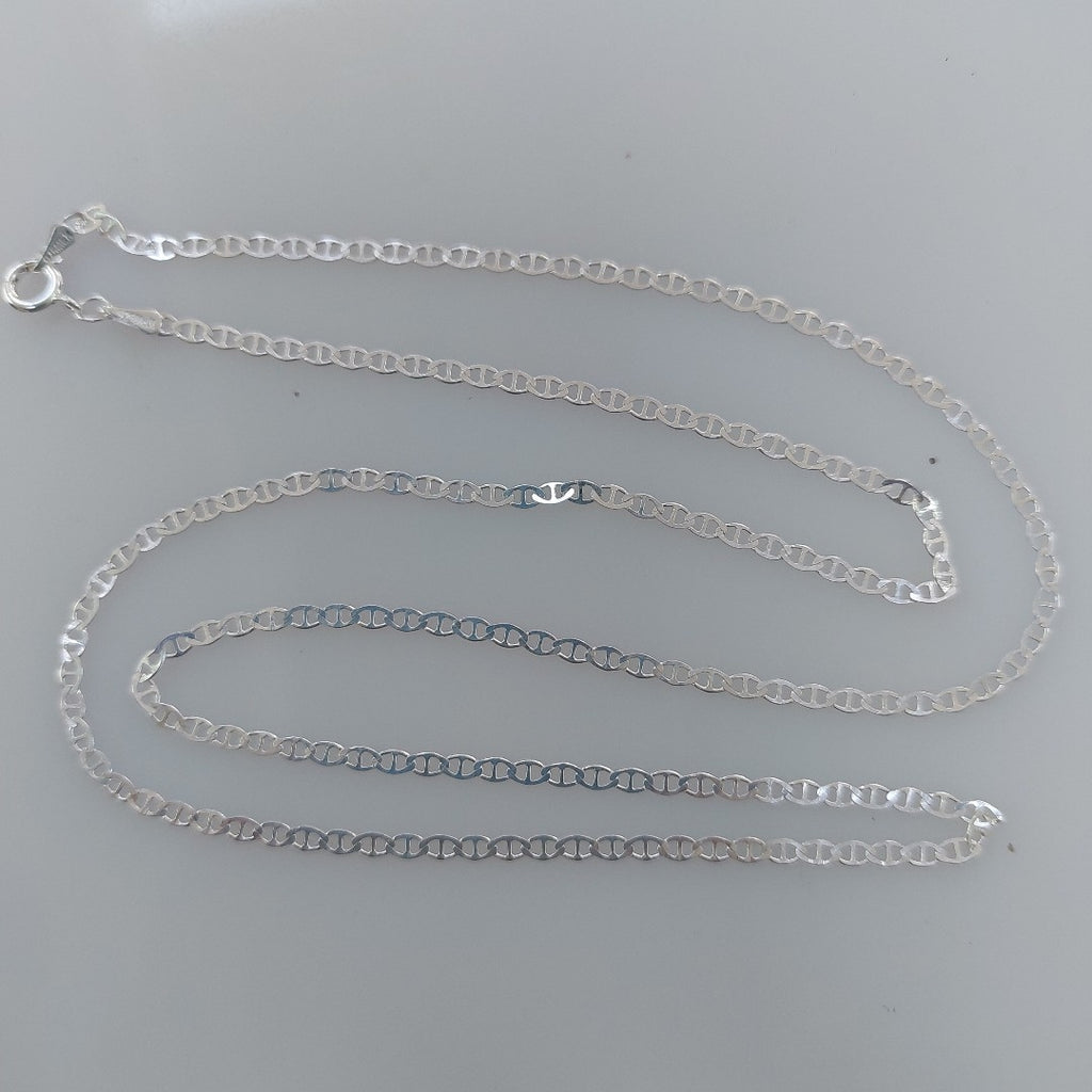 CADENA TEJIDO GUCHI PLATA .925 60 CM 3.7 GR (NUEVO)