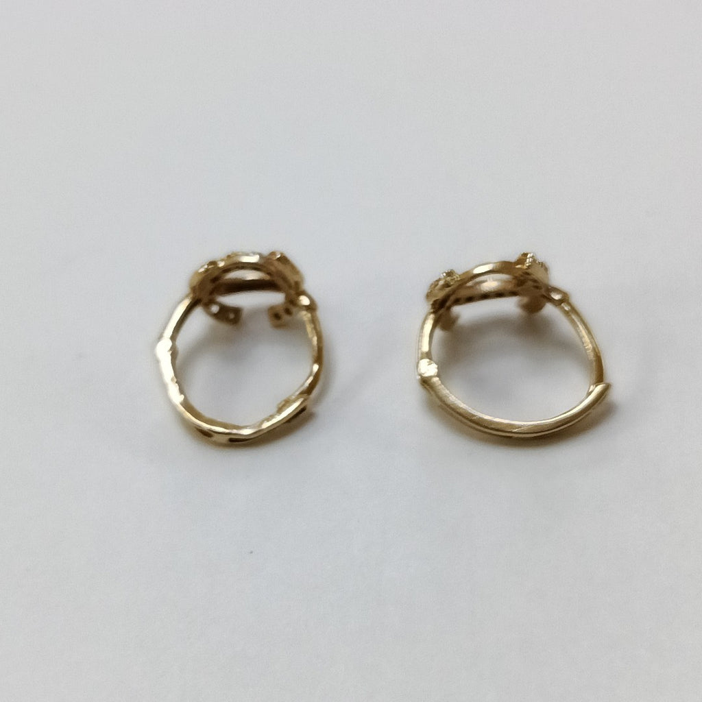 ARETES PAR ORO 14 K 1.4 GRMS (SEMINUEVO)