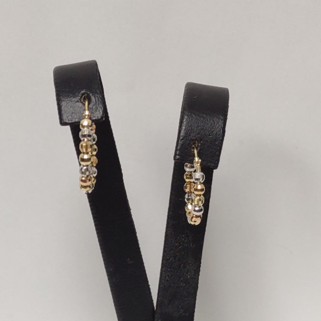 ARRACADAS PAR ORO 14 K 3.5 GRMS (SEMINUEVO)