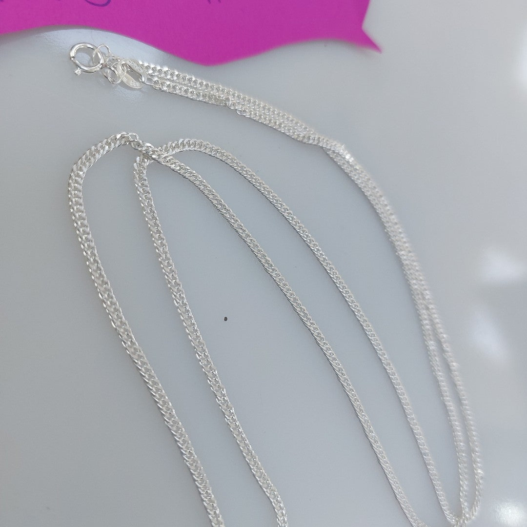 CADENA BARBADA PLATA .925 60 CM 4.82 GR (NUEVO)