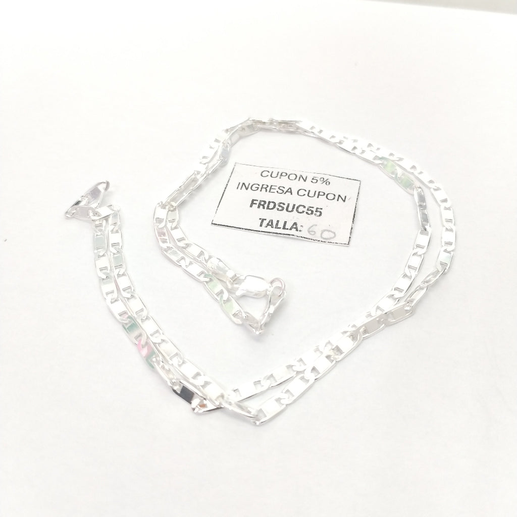 CADENA GUCHI PLATA .925 60 CM 10.73 GR (NUEVO)