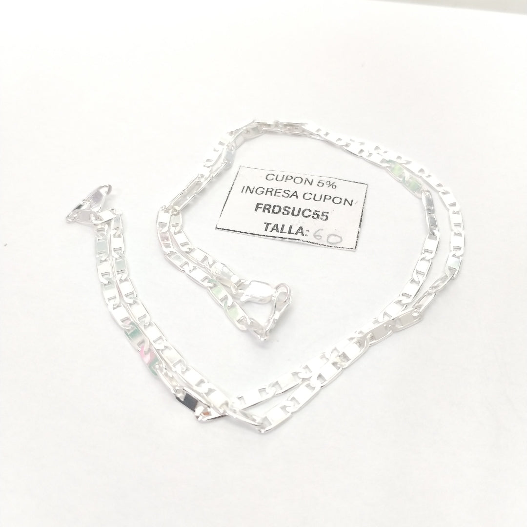 CADENA GUCHI PLATA .925 60 CM 10.73 GR (NUEVO)