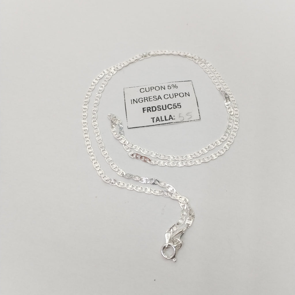 CADENA GUCHI PLATA .925 55 CM 3.82 GR (NUEVO)