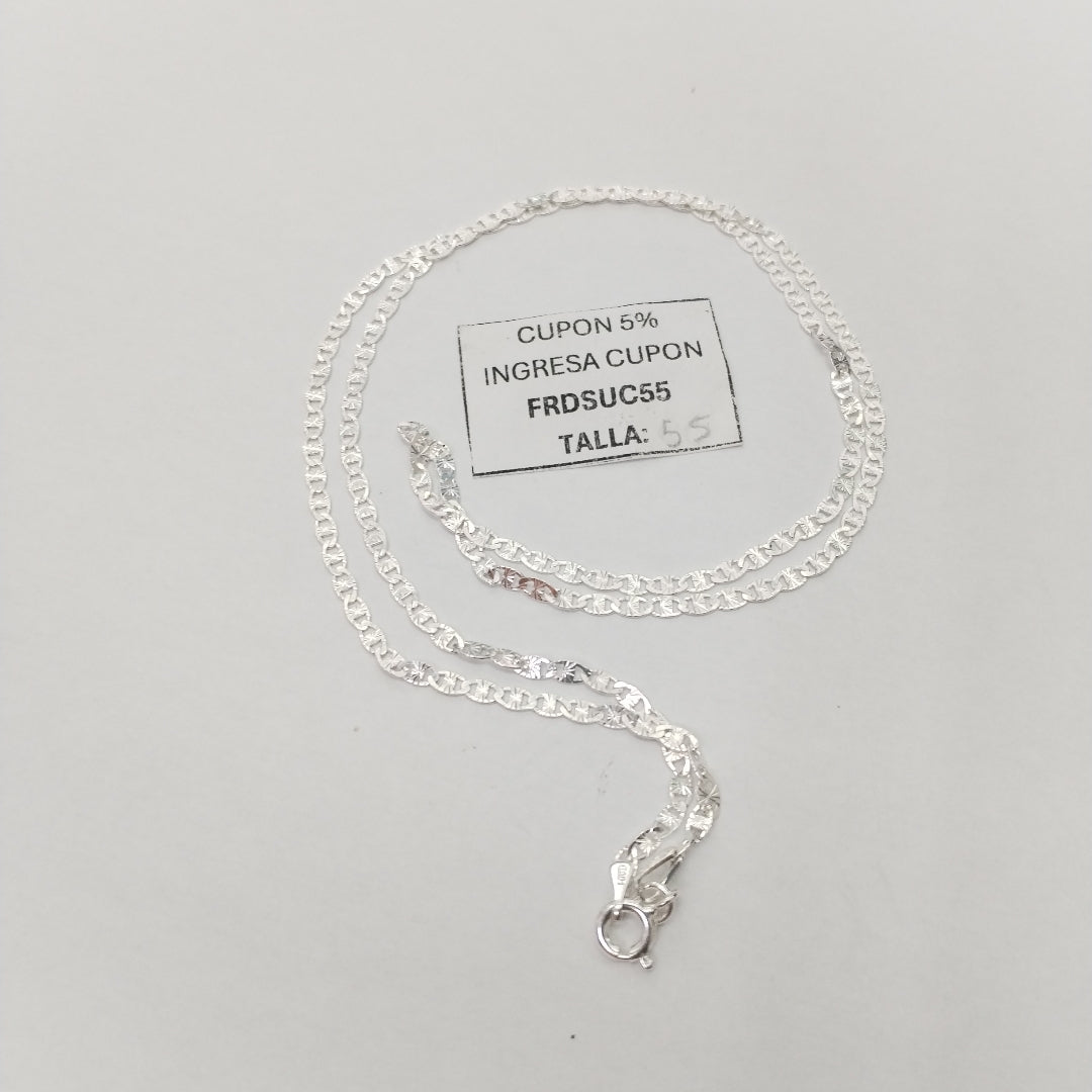 CADENA GUCHI PLATA .925 55 CM 3.82 GR (NUEVO)