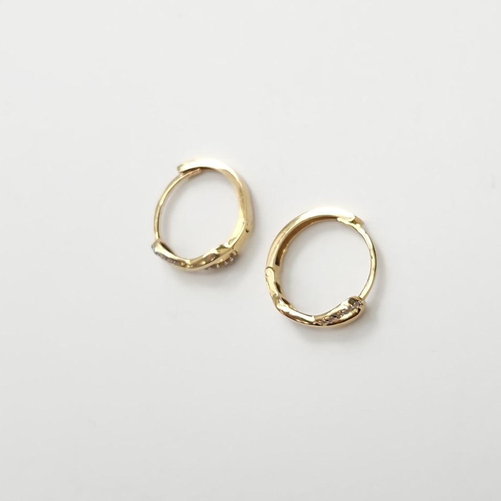 ARRACADAS PAR ORO 14 K 2.1 GRMS (SEMINUEVO)