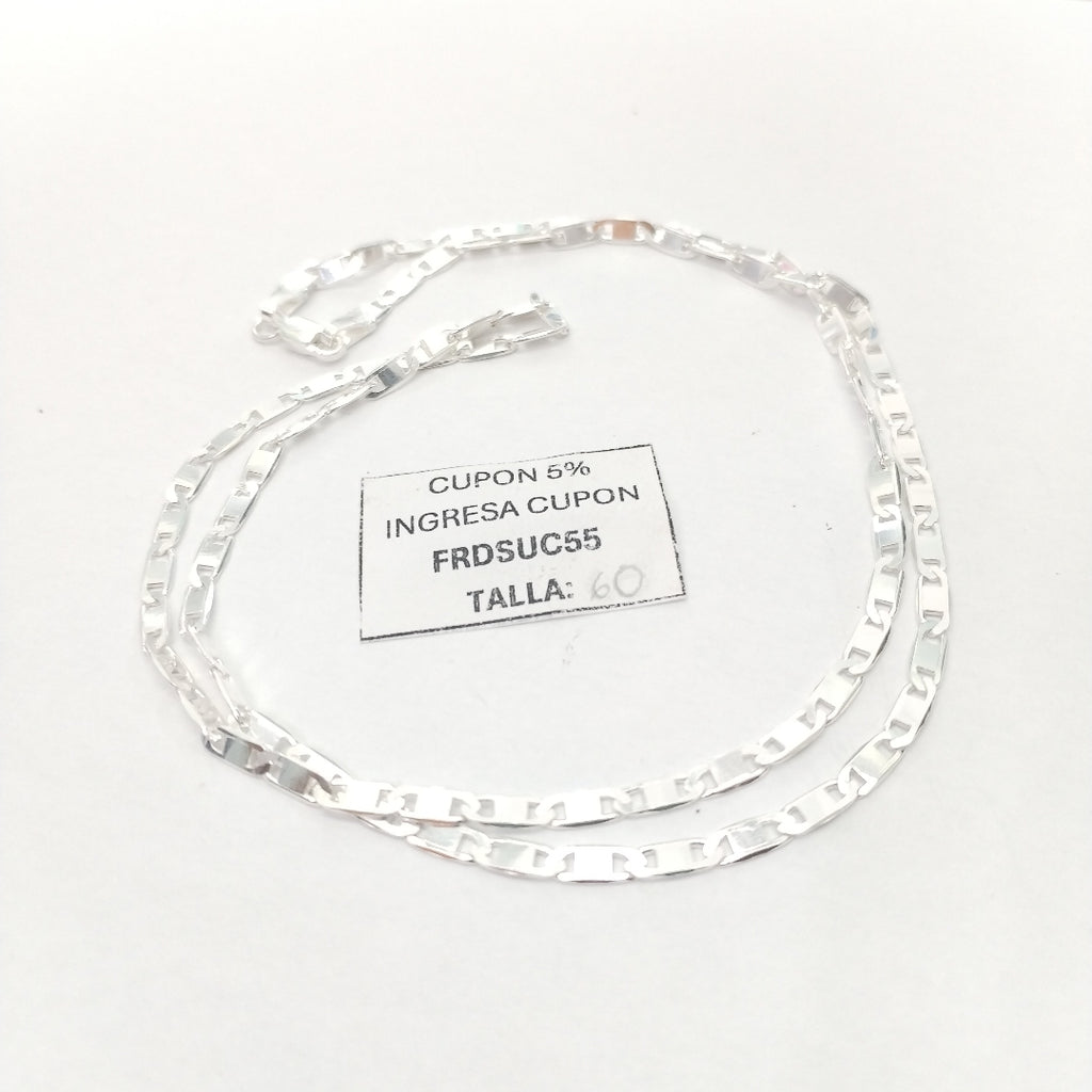 CADENA GUCHI PLATA .925 60 CM 10.63 GR (NUEVO)