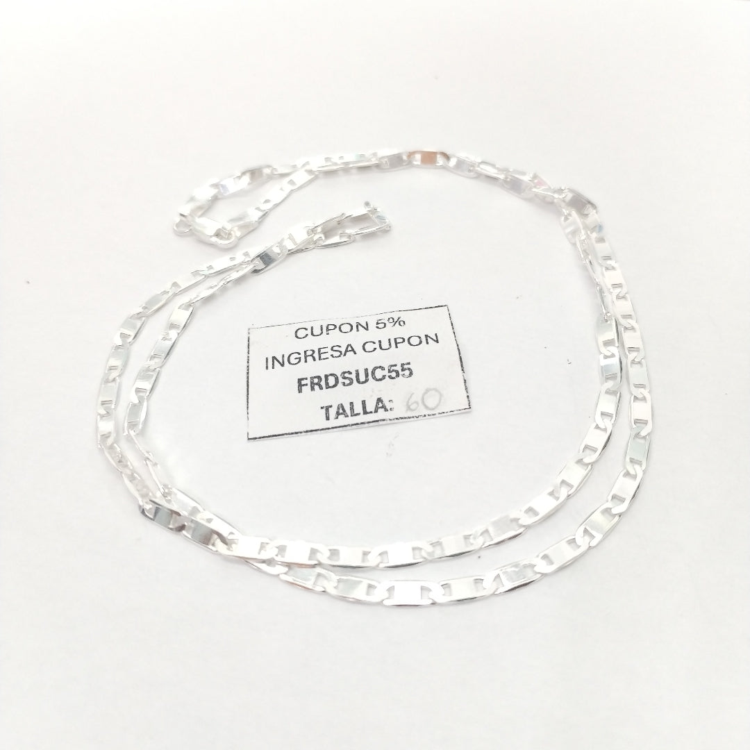 CADENA GUCHI PLATA .925 60 CM 10.63 GR (NUEVO)
