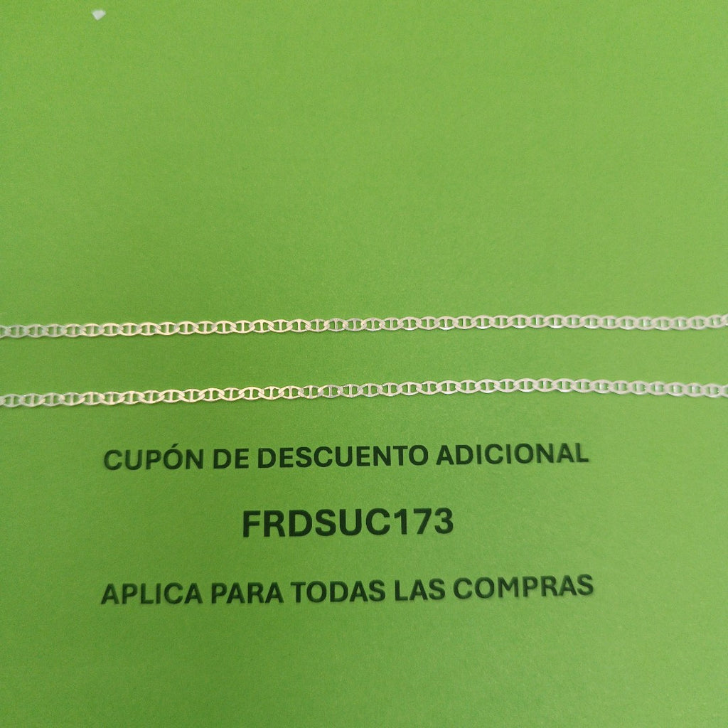CADENA GUCHI PLATA .925 60 CM 3.73 GR (NUEVO)