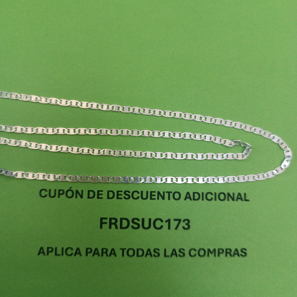 CADENA GUCHI PLATA .925 55 CM 5.32 GR (NUEVO)