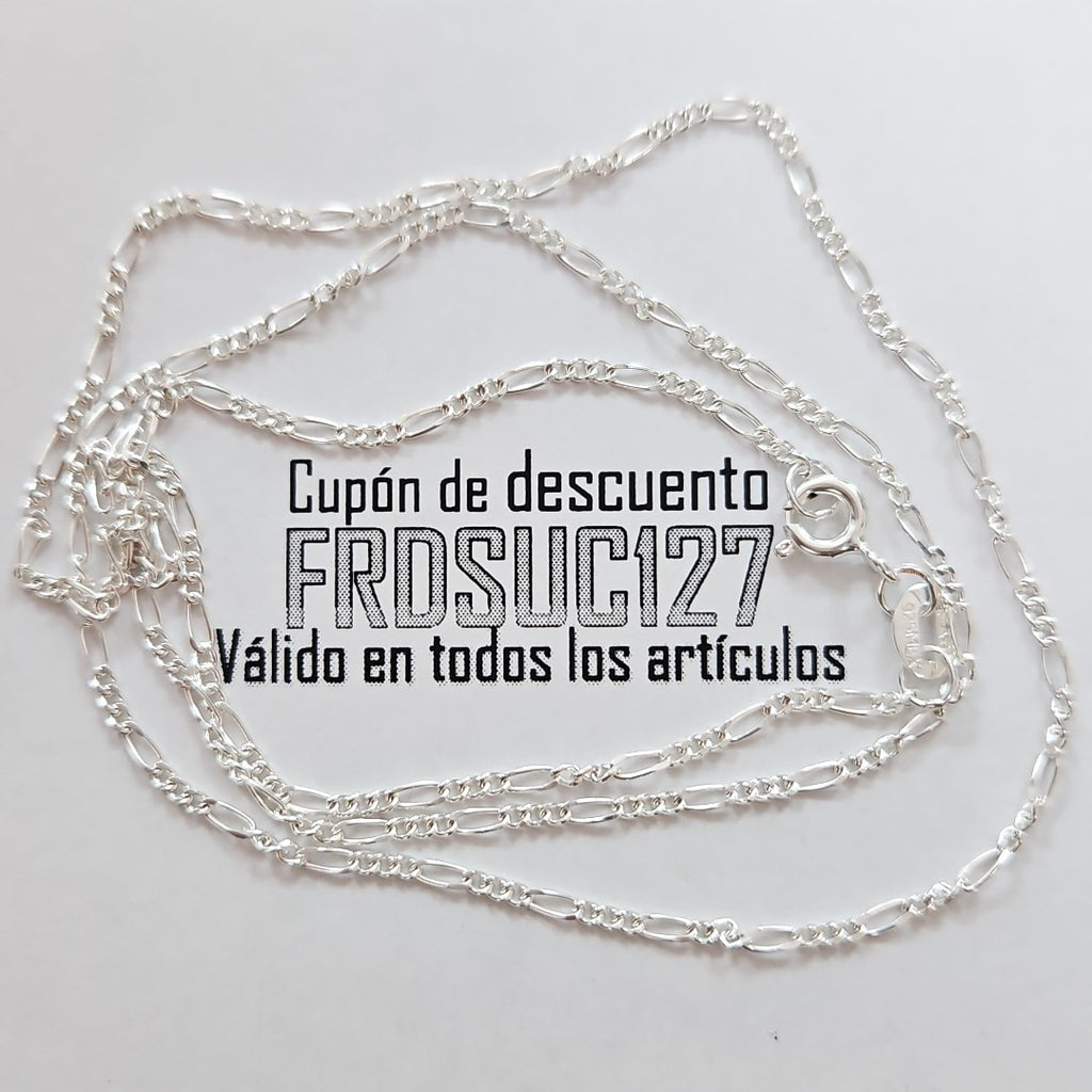 CADENA TEJIDO 3X1 PLATA .925 50 CM 2.1 GR (NUEVO)