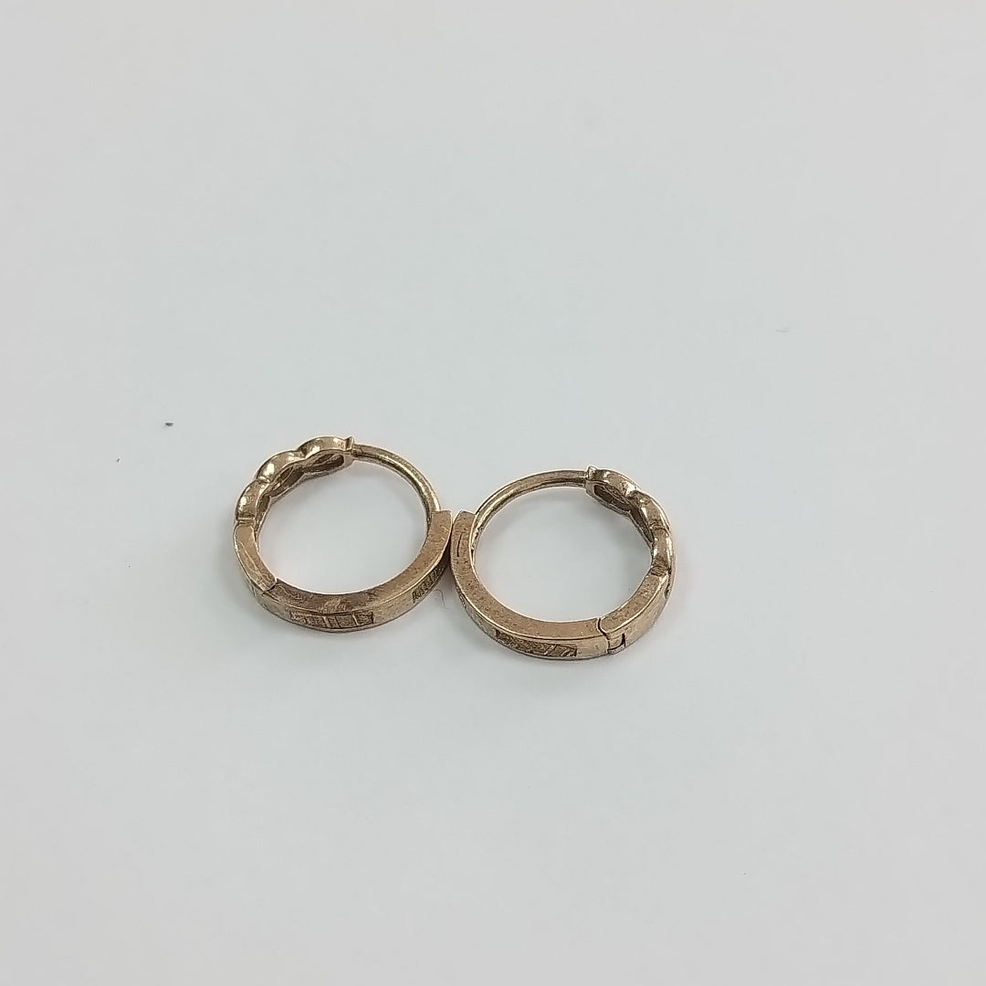 ARETES PAR ORO 10 K 1.7 GRMS (SEMINUEVO)