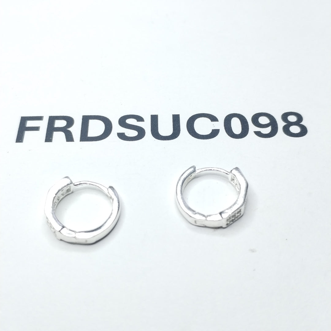 ARRACADAS C/CIRCONIAS PLATA .925 2.5 GR (NUEVO)