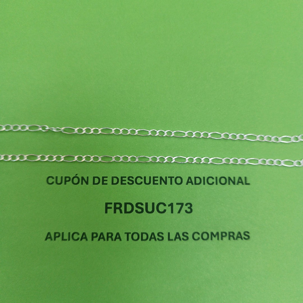 CADENA 3X1 PLATA .925 60 CM 4.82 GR (NUEVO)