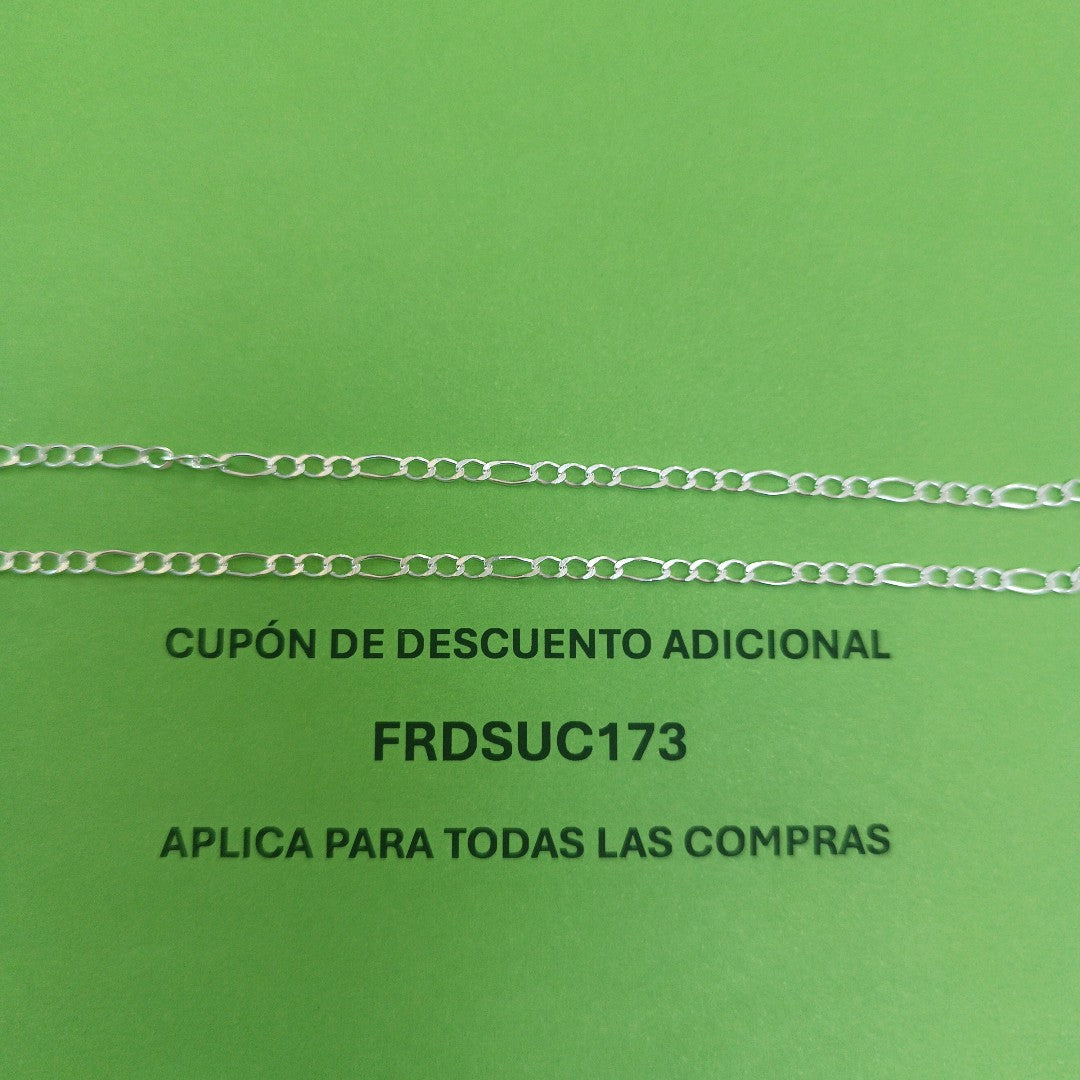 CADENA 3X1 PLATA .925 60 CM 4.82 GR (NUEVO)