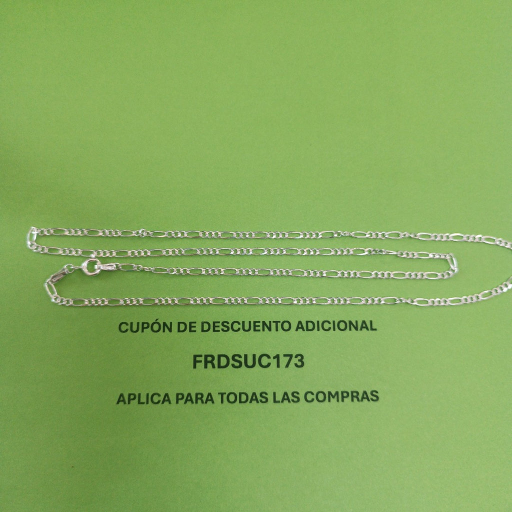 CADENA 3X1 PLATA .925 60 CM 5.22 GR (NUEVO)