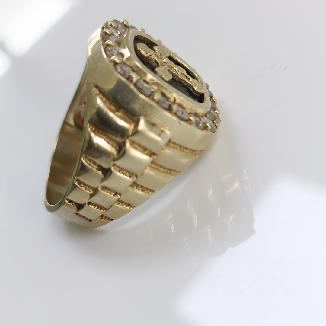 ANILLO ORO 10 K 9,40 GRMS (SEMINUEVO)