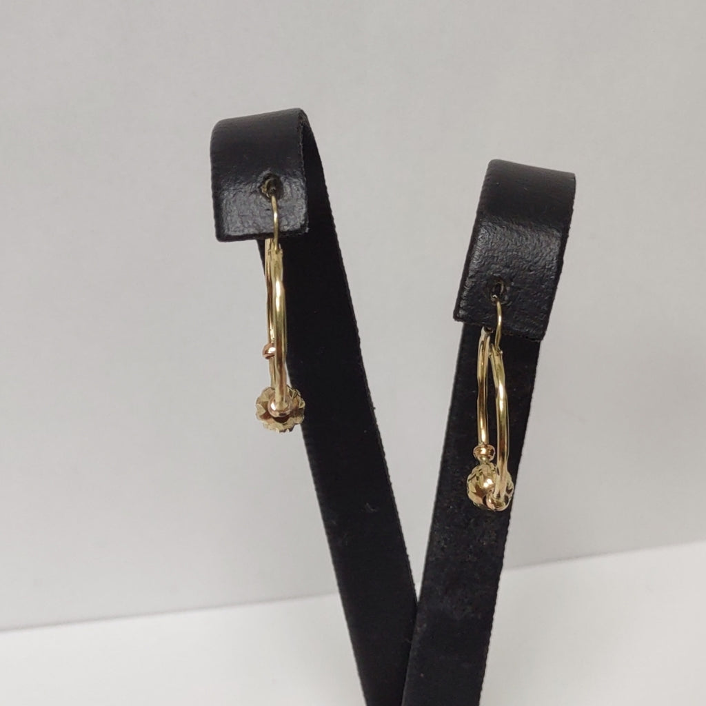 ARRACADAS PAR ORO 14 K 2.4 GRMS (SEMINUEVO)