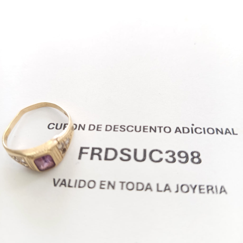 ANILLO ORO 10 K 3.1 GRMS (SEMINUEVO)