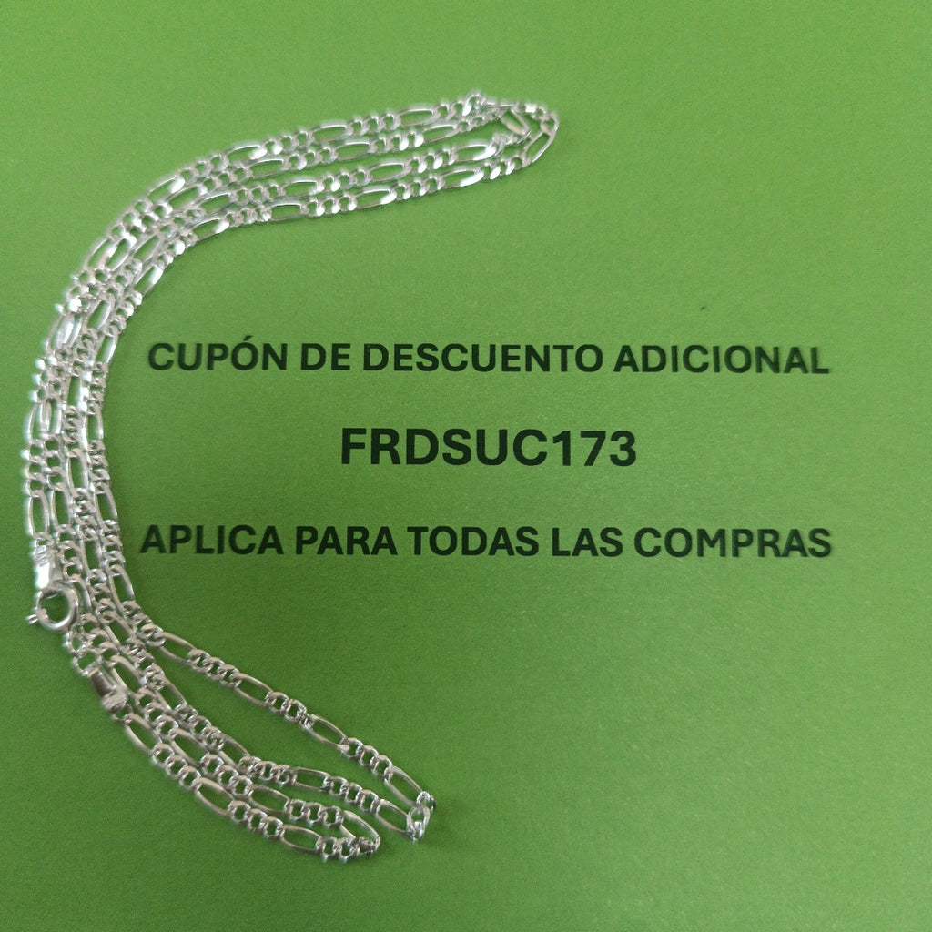 CADENA 3X1 PLATA .925 60 CM 5.22 GR (NUEVO)