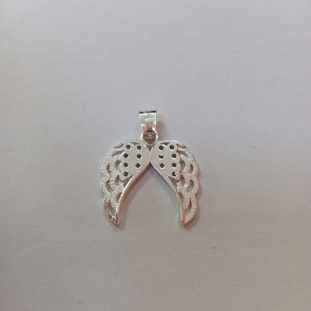 DIJE ALAS C/CIRCONIAS PLATA .925 2.3 GR (NUEVO)