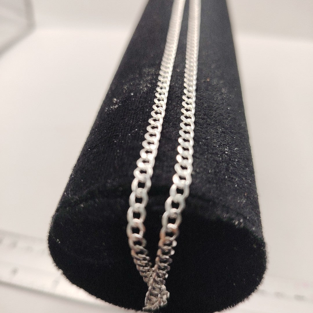 CADENA BARBADA PLATA .925 50 CM 7.92 GR (NUEVO)