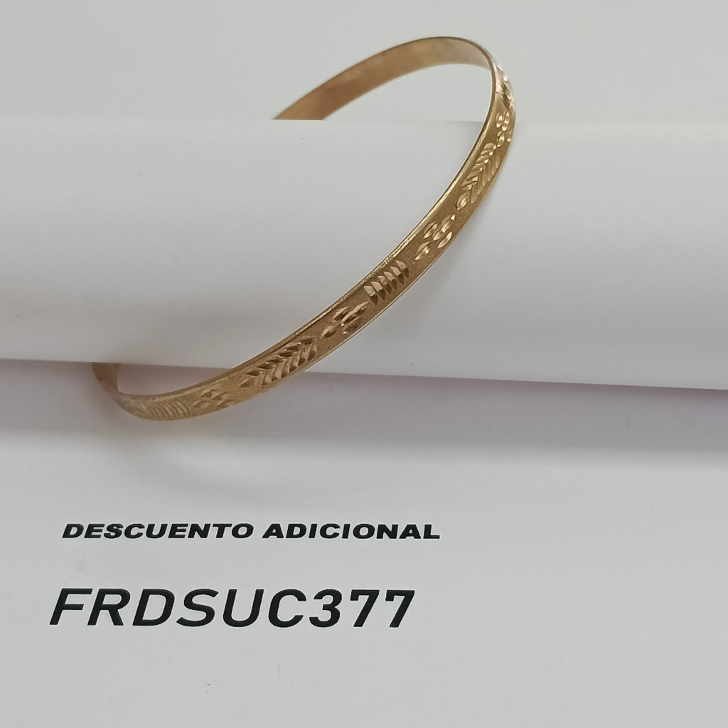 PULSERA RIGIDA ORO 10 K 9,70 GRMS (SEMINUEVO)