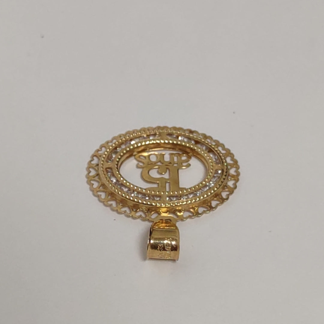 DIJE ORO 14 K 1.2 GRMS (SEMINUEVO)