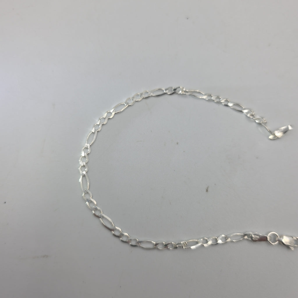 PULSERA TEJIDO 3X1 PLATA .925 21 CM 3.2 GR (NUEVO)
