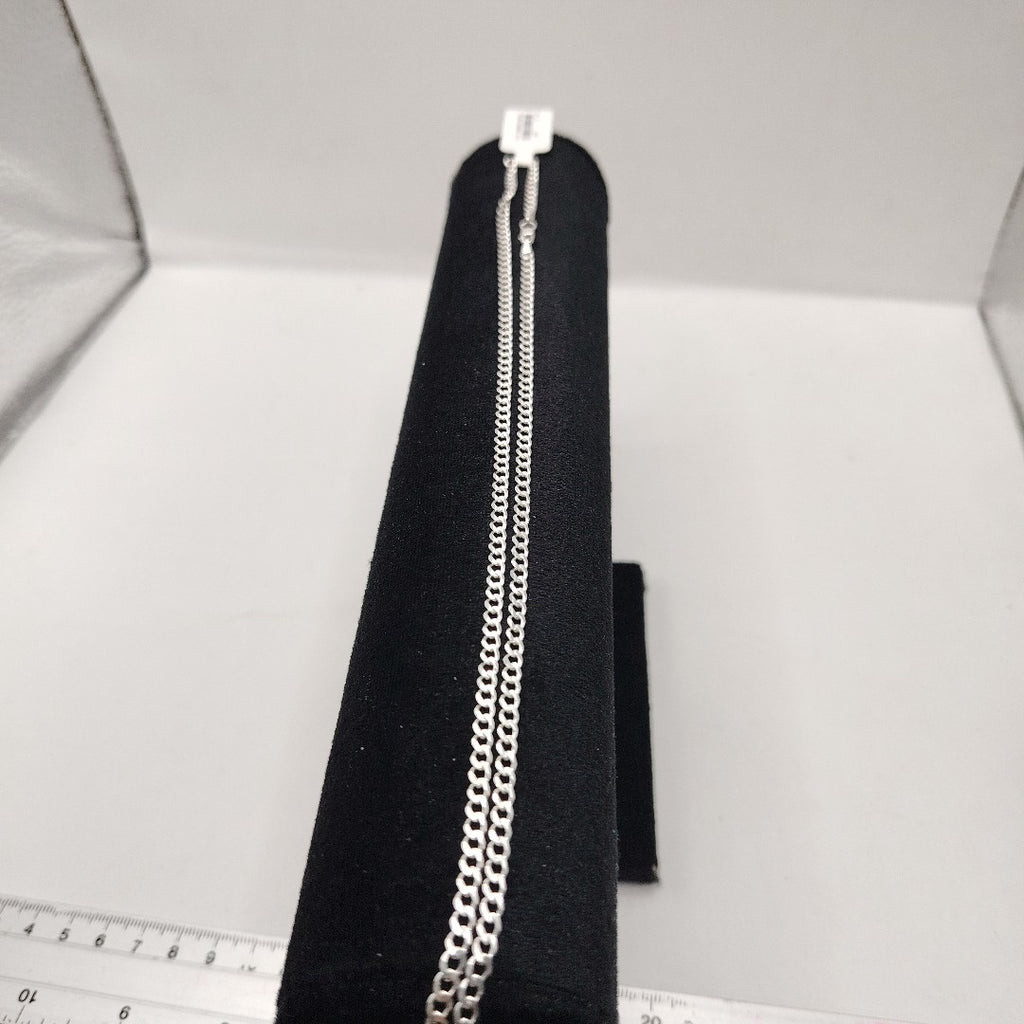 CADENA BARBADA PLATA .925 50 CM 7.92 GR (NUEVO)