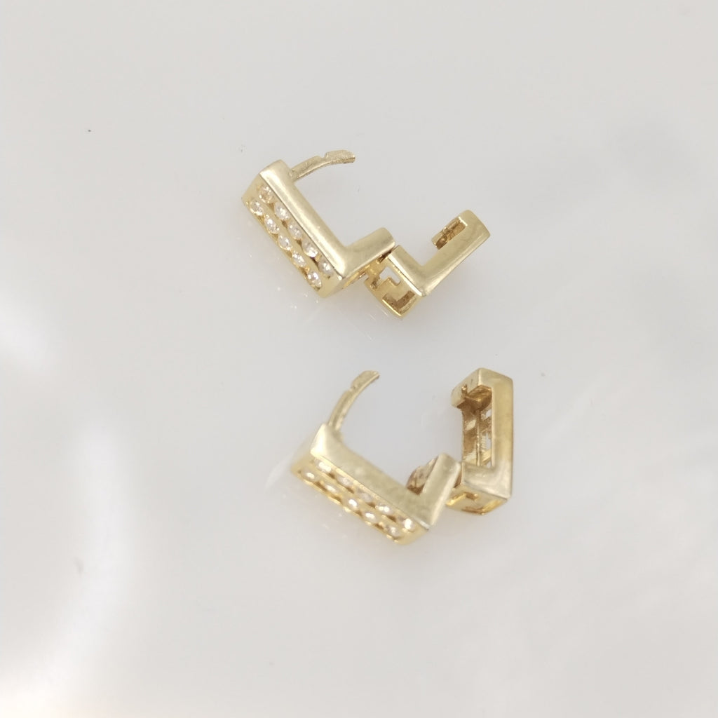 ARETES PAR ORO 14 K 3,50 GRMS (SEMINUEVO)