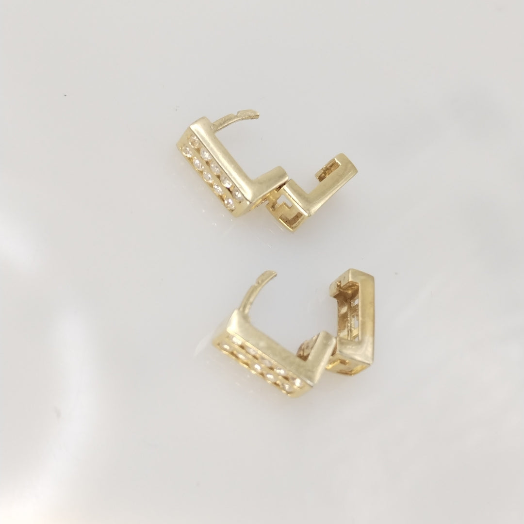 ARETES PAR ORO 14 K 3,50 GRMS (SEMINUEVO)