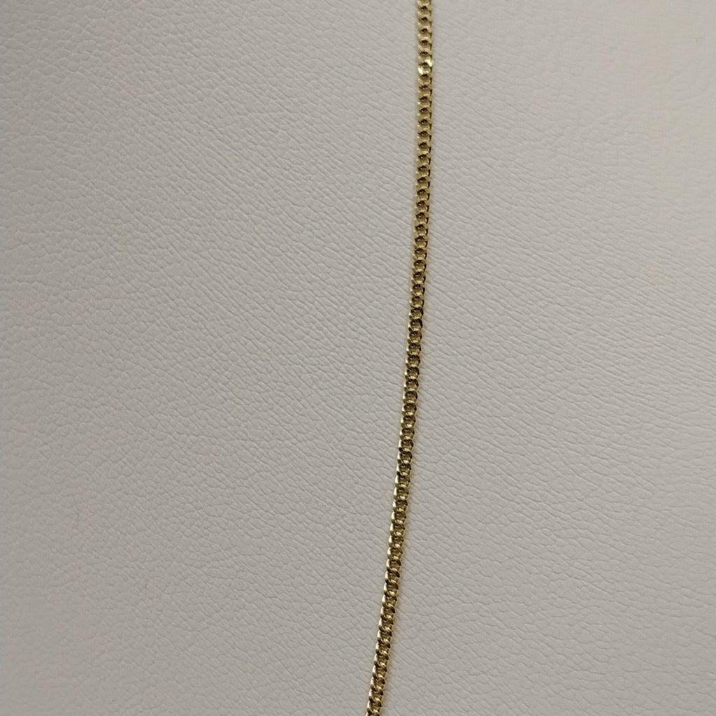 CADENAS TEJIDO BARBADA ORO 10K 55 CM 3 GR (NUEVO)