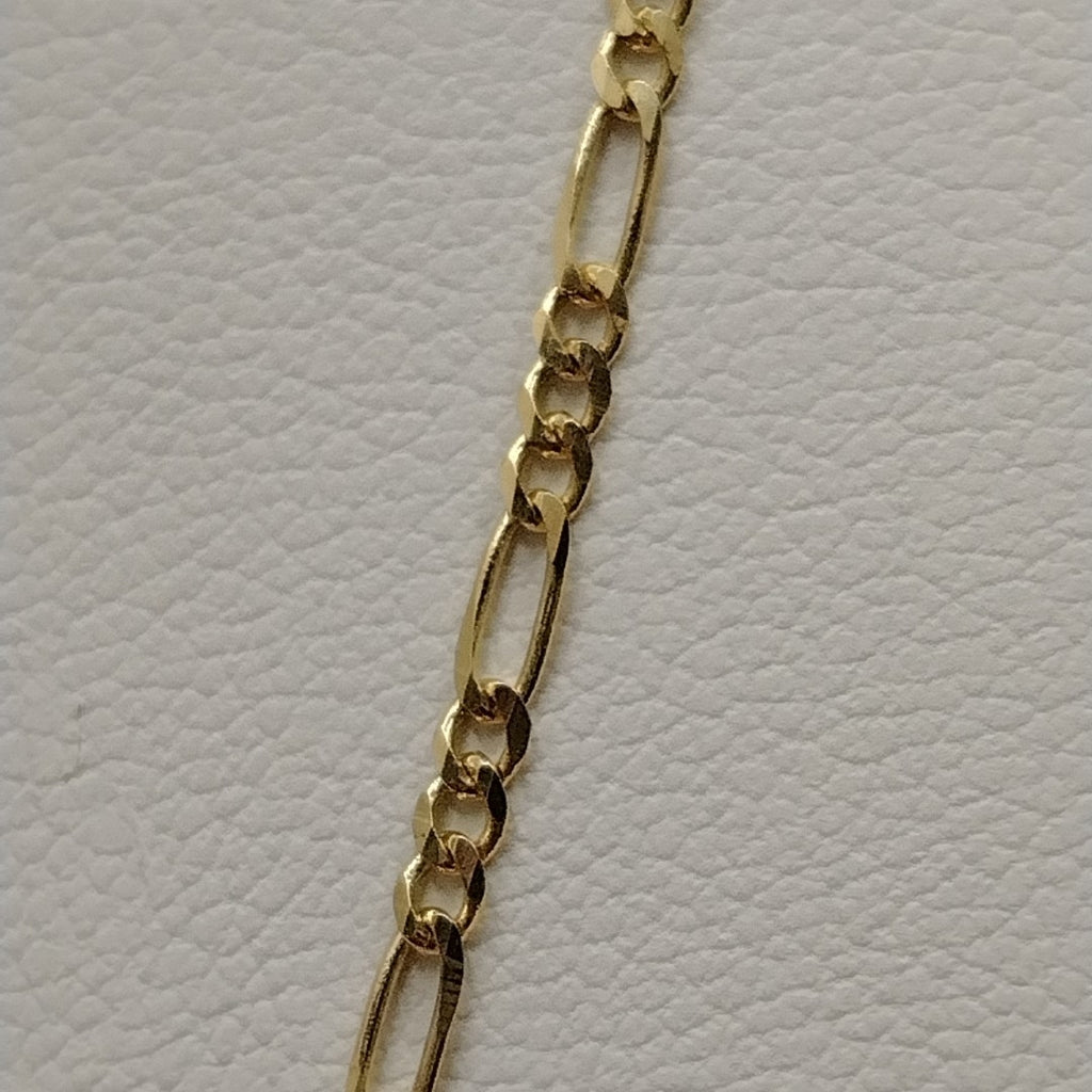 CADENAS TEJIDO 3X1 ORO 10K 55 CM 3.2 GR (NUEVO)