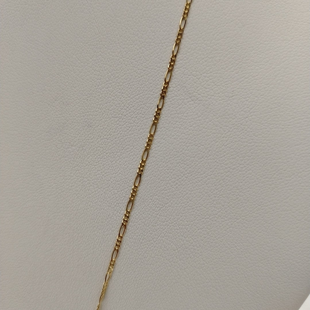CADENAS TEJIDO 3X1 ORO 14K 55 CM 2.7 GR (NUEVO)