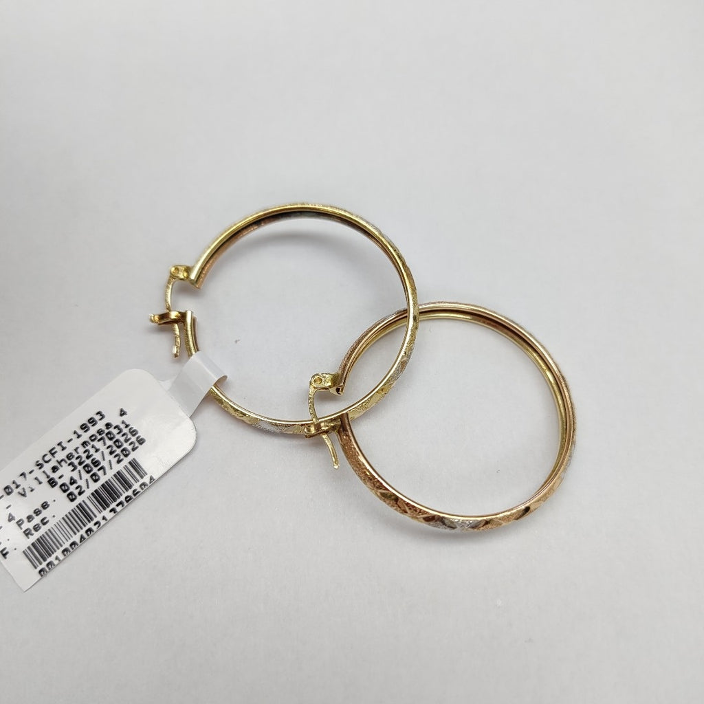 ARRACADAS PAR ORO 14 K 5,10 GRMS (SEMINUEVO)