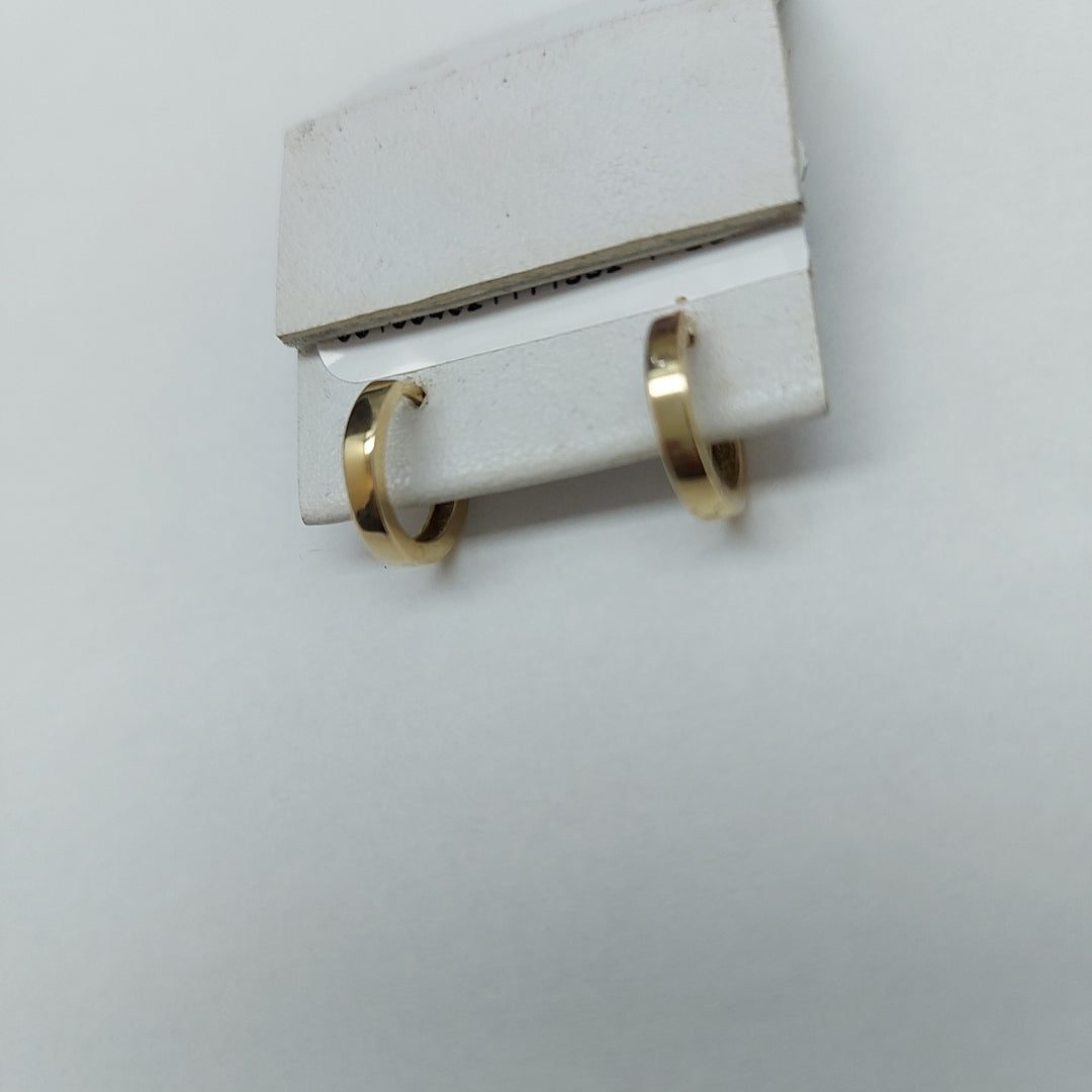 ARRACADAS PAR ORO 14 K 1.2 GRMS (SEMINUEVO)