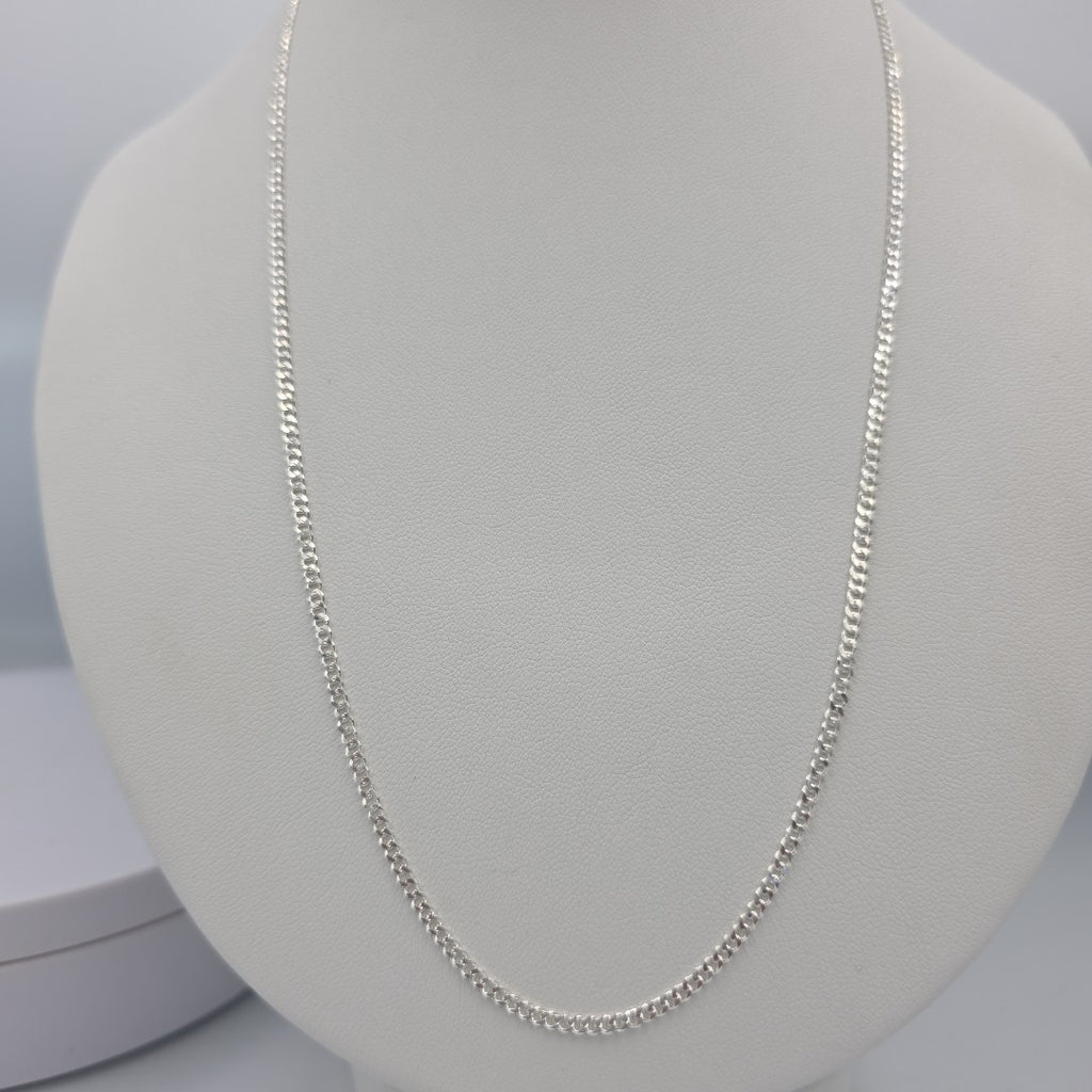 CADENA BARBADA PLATA .925 55 CM 5.83 GR (NUEVO)