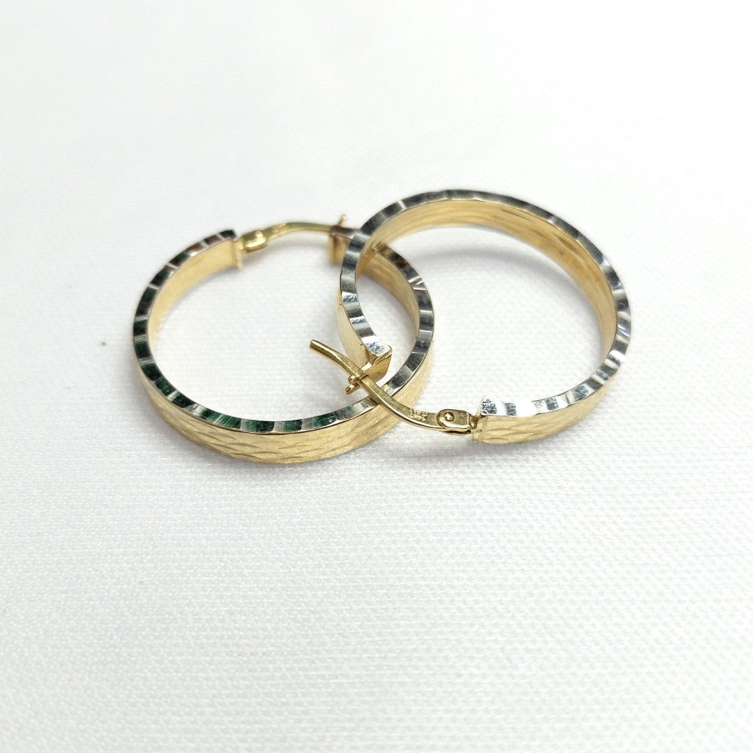 ARRACADAS PAR ORO 14 K 2.4 GRMS (SEMINUEVO)